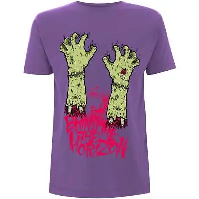 Buy BRING ME THE HORIZON  - Unisex T- Shirt -  Zombie Hands - Purple  Cotton • 17.49£