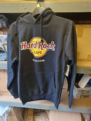 Buy Hard Rock Cafe Glasgow Black Hoodie New With Tags Size Large   • 25£