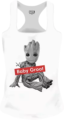 Buy Marvel - Baby Groot White Women Tank Top XL • 23.99£