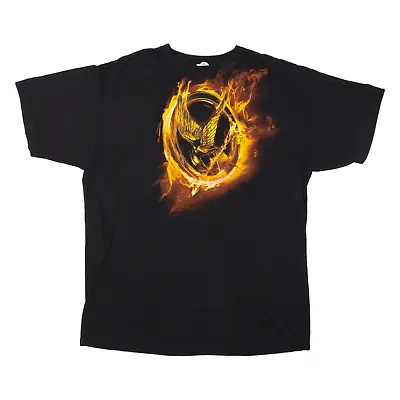 Buy ANVIL Hunger Games Mens T-Shirt Black XL • 6.99£
