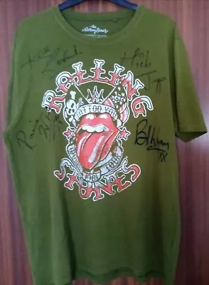 Buy Rolling Stones T Shirt Large (signatures On Front)  • 0.99£