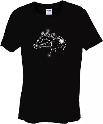 Buy HORSE Crystal Kids T Shirt CRYSTAL Rhinestone  Design  ANY SIZE • 9.99£