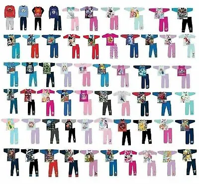 Buy DISNEY Character Kids Pyjamas Girls Or Boys Toddler Child Set 1-10 Years • 9.99£