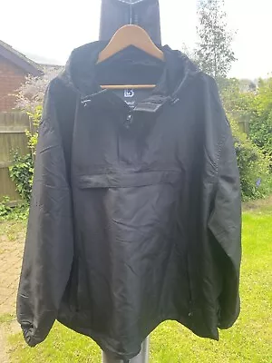 Buy Waterproof  Hooded 3/4 Zip Jacket By Brandit Black 4XL • 10£