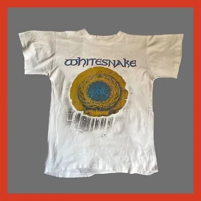 Buy Whitesnake 1987-88 Snake, Rattle And Roll Across Europe Tour T-Shirt • 199.99£