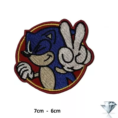 Buy Sonic Hedgehog Embroidery Patch Iron Sew On Movie Comic Fashion Badge • 2.79£