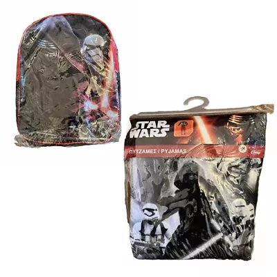 Buy Star Wars Pyjamas Age 3  And Backpack • 8.99£