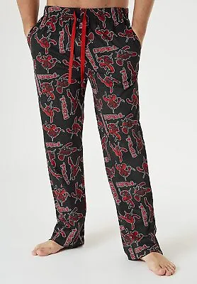 Buy Deadpool Mens Lounge Pants, Cotton Pyjamas Bottoms • 17.49£