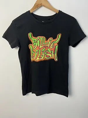 Buy Billie Eilish Official Merch T Shirt 100% Cotton Size XXS Baby Tee Top Y2K Style • 12.64£