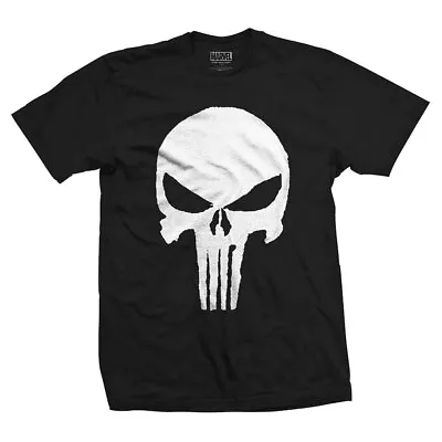 Buy The Punisher T-Shirt Skull Official Marvel Comics New Black • 12.95£