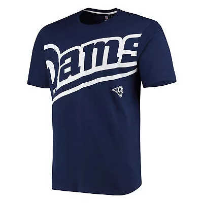 Buy Fanatics Los Angeles Rams Oversized T-Shirt Graphic Top Navy 2019MNVY1OVLAR • 18.99£