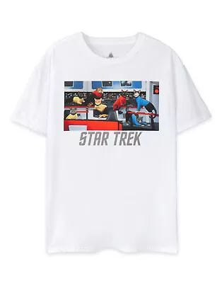 Buy Star Trek White Short Sleeved T-Shirt (Mens) • 16.99£