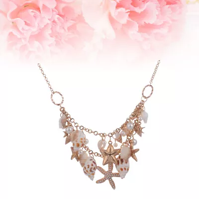 Buy  Pearl Necklace Mermaid Accessories Seashell Bracelet Bohemia • 4.99£