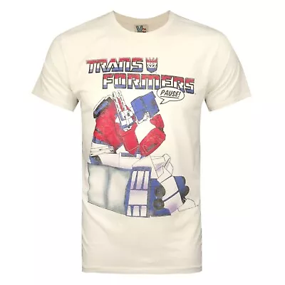 Buy Junk Food Mens Pause Transformers T-Shirt NS8112 • 14.39£