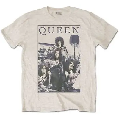 Buy Queen Freddie Mercury Brian May Band Profile 2 Official Tee T-Shirt Mens • 15.99£