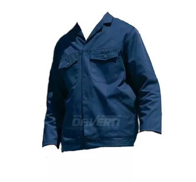 Buy Drivers Jacket  Work Coat  Navy Blue Workwear  • 7.95£