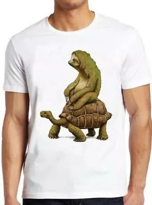 Buy Sloth Tortoise Speed Is Relative Science Geek Funny Cool Gift Tee T Shirt M299 • 6.35£