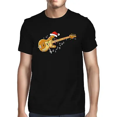 Buy 1Tee Mens Christmas Music - Guitar T-Shirt • 7.99£