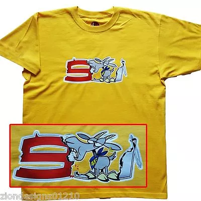 Buy Rossi  INSPIRED `THE GOAT 99 EATER` LIMITED Tshirt Yellow SM To XXL • 13£