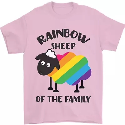 Buy Rainbow Sheep Funny LGBT Gay Pride Day Mens T-Shirt 100% Cotton • 8.49£