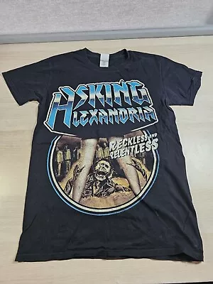 Buy Asking Alexandria Reckless And Relentless Zombie Tee T-Shirt Mens Size S Small • 19.99£