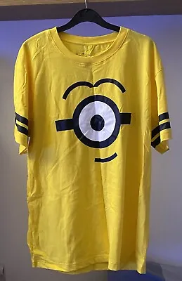 Buy Minion  Despicable ME  T-Shirt Universal Studio Singapore Size L Yellow • 14£