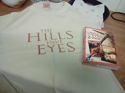 Buy The Hills Have Eyes/The Hills Have Eyes 2 (DVD, 2007) & PROMO T-SHIRT • 8£