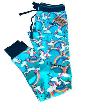 Buy Lazyone Women Pyjama Leggings Bottoms Trousers Nightwear Cotton Unicorn D203 • 8.99£