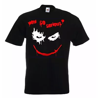 Buy Joker Why So Serious Black Colour Funny T,shirt  Xs Size • 8.99£
