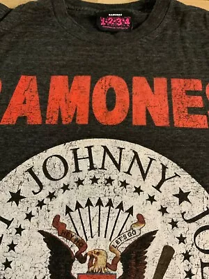 Buy Vintage Ramones T-Shirt From Ramones 1-2-3-4 Johnny Joey Deedee Tommy • 12.05£