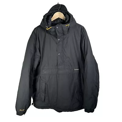 Buy Ralph Lauren Polo Jeans RL-67 Half Zip Black Padded Smock Front Pocket Jacket XL • 149.99£