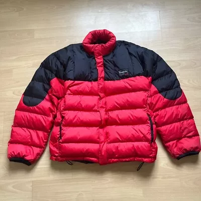 Buy Mountain Equipment Vintage Chunky Down Red And Black Puffer Drilite Jacket • 80£