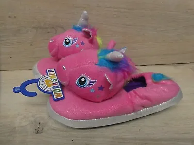 Buy Build A Bear Official Kids Girls Slippers Plush Rainbow Friends Unicorn 3D Uk 4 • 10£