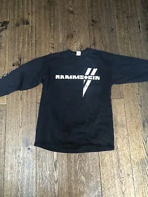 Buy Rare 2000s Vintage Rammstein Long Sleeve Shirt . Size M • 50£