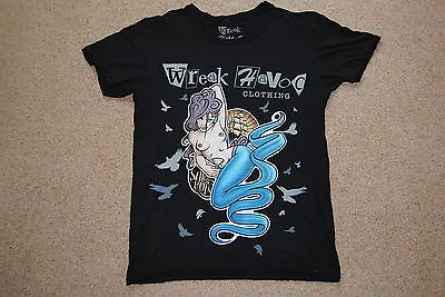 Buy Wreak Havoc Clothing Sailors Ruin T Shirt New Official Tattoo Rockabilly Punk • 7.99£