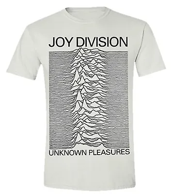 Buy Joy Division Unknown Pleasures White T-Shirt - OFFICIAL • 16.29£