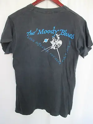 Buy Moody Blues Long Distance Voyager 1981 World Tour T-Shirt Black Tour Merchandise • 93.55£