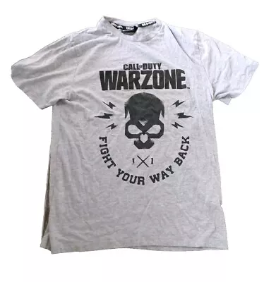 Buy Call Of Duty WARZONE Mens Grey M T-Shirt • 5.45£
