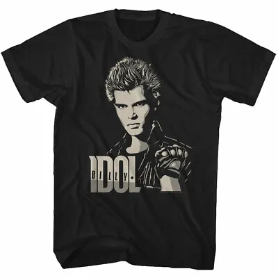 Buy Billy Idol Spiked Hair Leather Jacket Adult T Shirt Punk Rock Music Merch • 40.39£