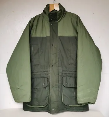 Buy Dickies Vintage Rain Dance MONTANA Winter Quilted Green Jacket Coat Men's L • 29.99£