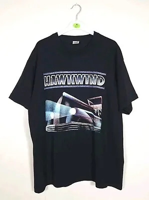 Buy Hawkwind Music T Shirt Black Mens Large • 40£