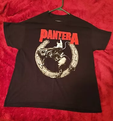 Buy 2023 Official Pantera Tour Shirt Dimebag Darrell Horseshoe Size XL Concert • 67.49£