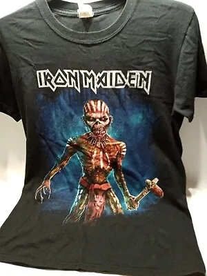 Buy Iron Maiden The Book Of Souls European Tour 2017 T Shirt Black Medium  • 19.95£