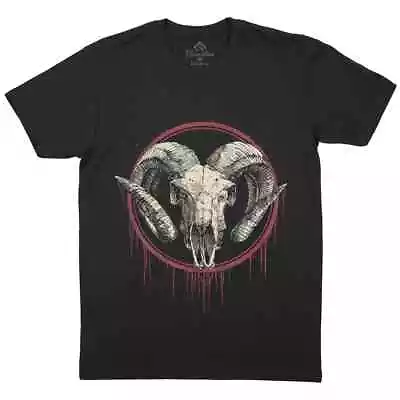 Buy Lamb Mens T-Shirt Horror Skull Mystic Dark Nature Horns Tarot Art Wild D054 • 12.99£