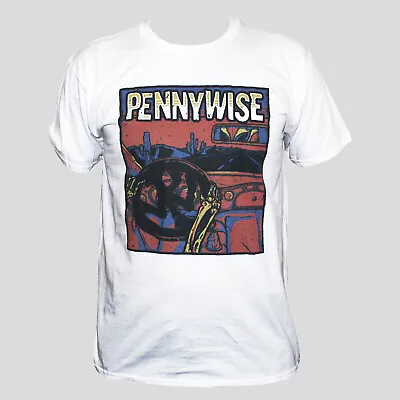 Buy Pennywise Hardcore Punk Rock Band Skate Poster T-shirt-Unisex Graphic Top S-2XL • 13.99£