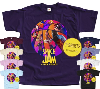 Buy SPACE JAM A NEW LEGACY LEBRON JAMES BUGS BUNNY Men T-shirt V9 DTG Sizes S-5XL  • 24£