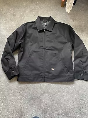 Buy DICKIES Men's Lined Eisenhower Black Jacket - Size Large • 39.99£