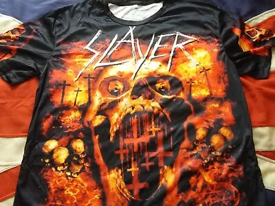Buy Mens Slayer T Shirt Size XL Back Print Thrash Metal Death Metal Punk Brand New • 13.50£