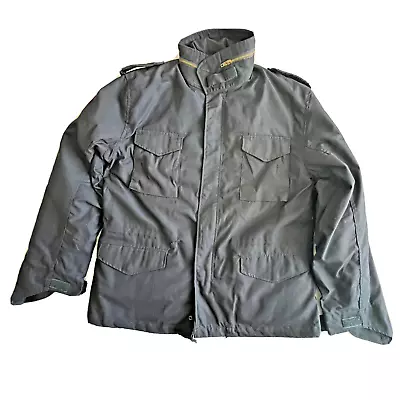 Buy Brandit Standard M65 Jacket Mens Vintage Field Military Army Winter Coat Navy XL • 69.99£