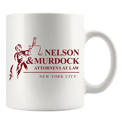 Buy Nelson & Murdock Mug New Home Christmas Gift Geek TV Show Film Merch Cup 11oz • 13£